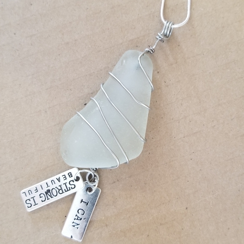 Authentic Puerto Rican Seaglass Necklace